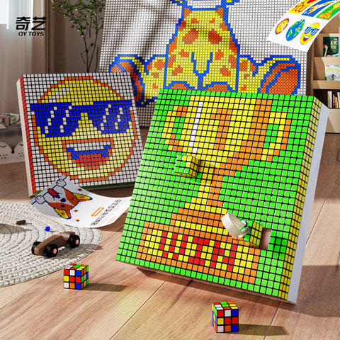 QiYi Mosaic Mini 3x3 Cube Bundle Set of 100 (10x10 Grid)