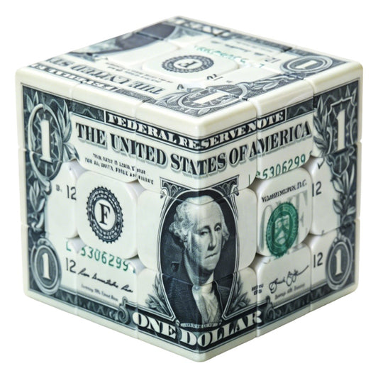 Z-Cube Dollar 3x3 (UV-Printed US 1-Dollar Speed Cube)