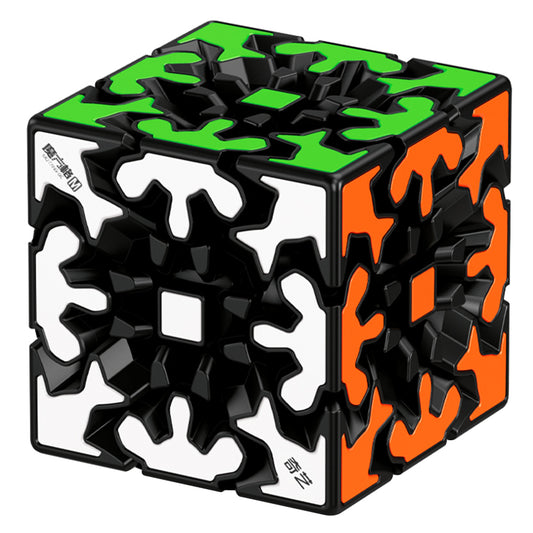 QiYi Gear 3x3 V2 Magnetic Tiled Speed Cube (Black Body)
