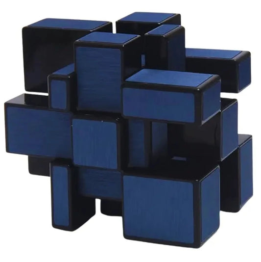 QiYi Mirror Puzzle Cube 3x3x3 Speed Cube, Blue - Cuberkart