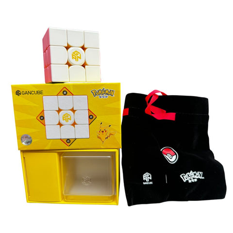 GAN 356 ME 3x3 Magnetic Cube (Official Pokémon Pikachu Edition)