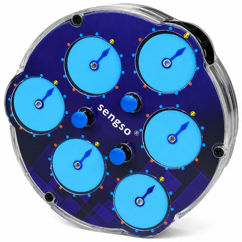 ShengShou 3x3 Triangle Magnetic Clock (6-Dial Variant)