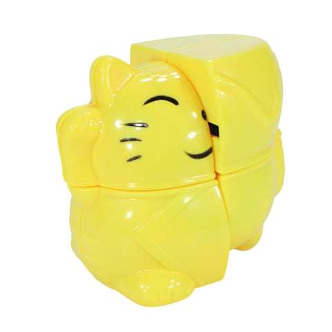 YJ Fortune Cat 2x2x2 Shape Mod (Stickerless Yellow)