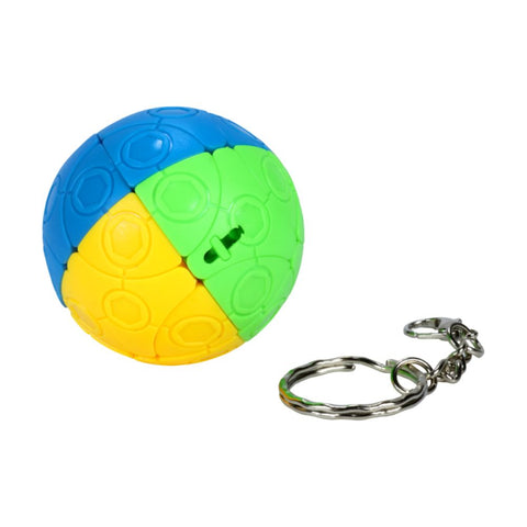 FanXin Football 2x2 Keychain Cube (Spherical Shape Mod)