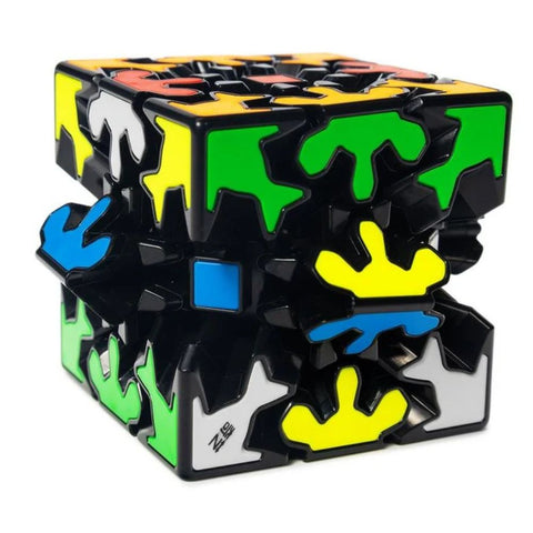 QiYi Gear 3x3 V2 Magnetic Tiled Speed Cube (Black Body)