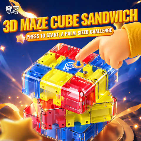 QiYi Maze Sandwich 3x3 (3D Labyrinth Magic Cube)