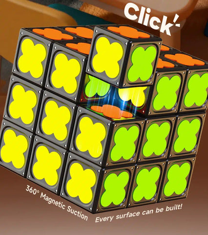 MoYu Building Blocks Magnetic Set 27 Glow Fidget Spinners Creative Toy