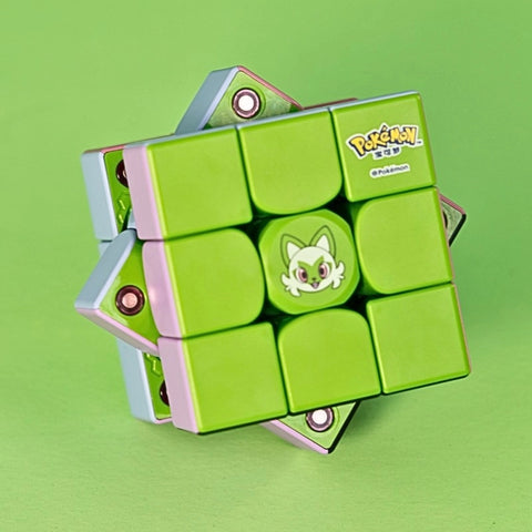GAN 356 ME 3x3 Magnetic Cube (Official Pokémon Sprigatito Edition)