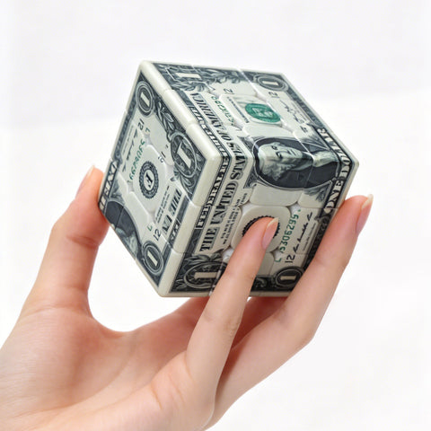Z-Cube Dollar 3x3 (UV-Printed US 1-Dollar Speed Cube)