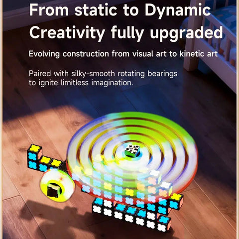MoYu Magnetic Building Blocks 1x1x1 Set of 9 Glow Fidget Spinners Creative Toy