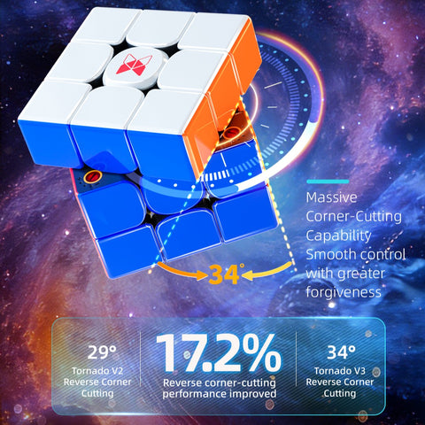 X-Man Tornado V3 3x3 Premium Flagship UV (SAOCube Special Edition)