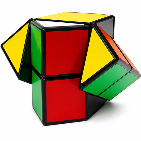 ZePuzzles Domino Skewb (Hybrid 2x2 & Axis Shape Mod)