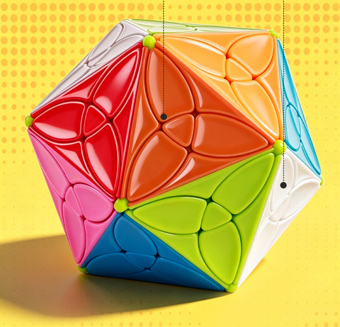 ShengShou 3-Layer Helicopter Icosahedron (20-Sided Clover Shape Mod)