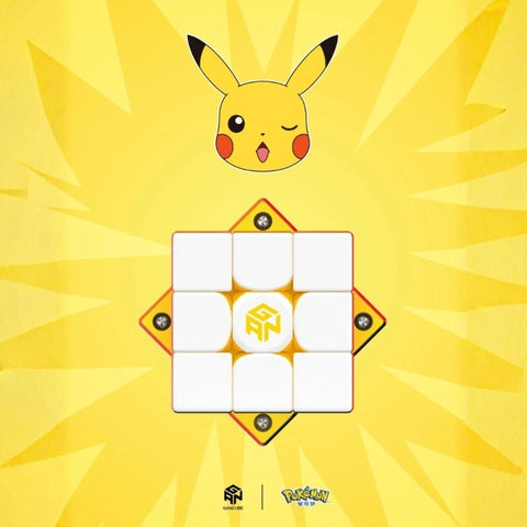GAN 356 ME 3x3 Magnetic Cube (Official Pokémon Pikachu Edition)