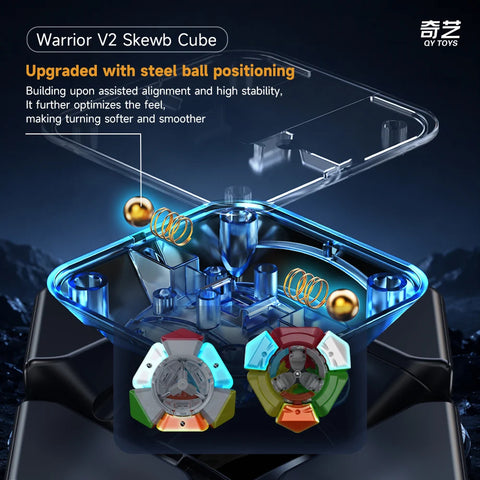 QiYi Warrior Skewb Stickerless Speed Cube