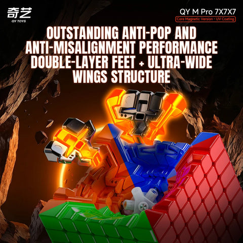 QiYi M Pro 7x7 Magnetic Ball-Core Speed Cube (UV Coated)