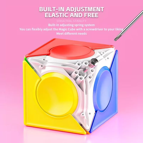ShengShou Round-in-Square Dino Skewb Cube (Stickerless)