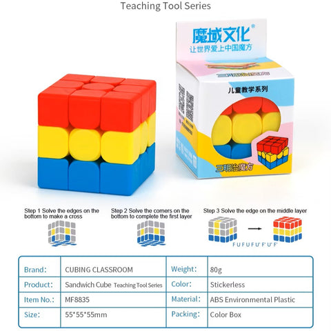 MoYu Teaching Series Sandwich 3x3 Speed Cube