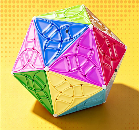 ShengShou 5-Layer Helicopter Icosahedron (20-Sided Edge-Turning Mod)