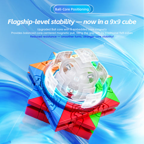 MoYu MeiLong 9x9 V3 (Magnetic + Ball-Core Stickerless)