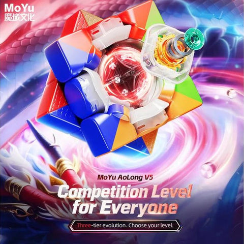 MoYu AoLong V5 3x3 MagLev Ball-Core Speed Cube (UV Coated)