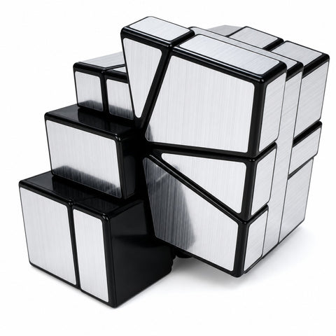 SengSo Mr. M Mirror Axis Square-1 Cube (Silver)