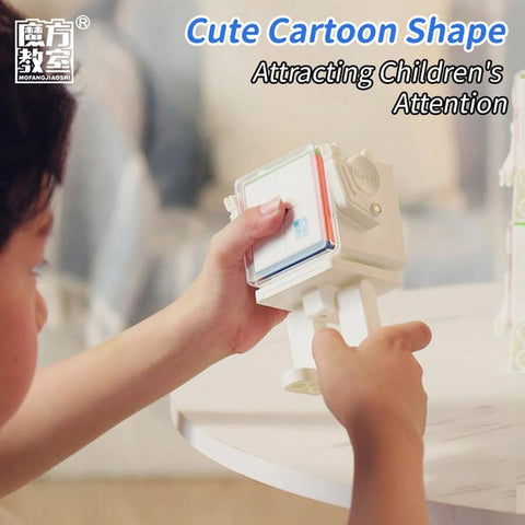 MoYu 2M 2x2 Magnetic Cube + Robot Toy Display Box