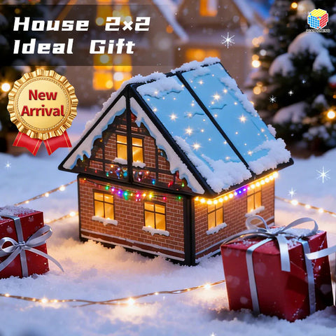 DianSheng 2x2 House Cube (Winter Christmas Edition)