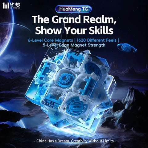 MoYu HuaMeng TG 3x3 Cube (Magnetic, Ball-Core, UV Coated)