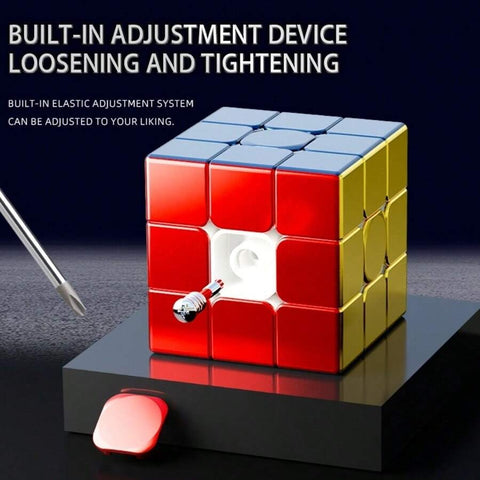 ShengShou Metal Alloy 3x3 Speed Cube (Brushed Matte Metal Finish)