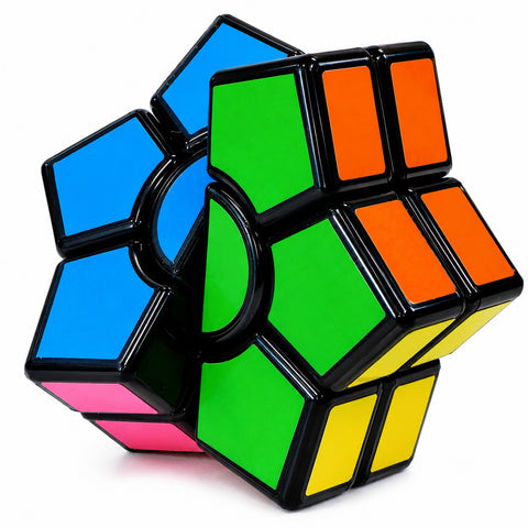DianSheng 2-Layer Square-1 Star Cube (Black Base)