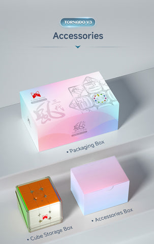 QiYi X-Man Tornado V3 Pioneer 3x3 Cube Aurora Limited Edition