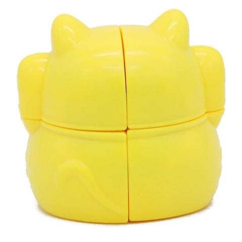 YJ Fortune Cat 2x2x2 Shape Mod (Stickerless Yellow)