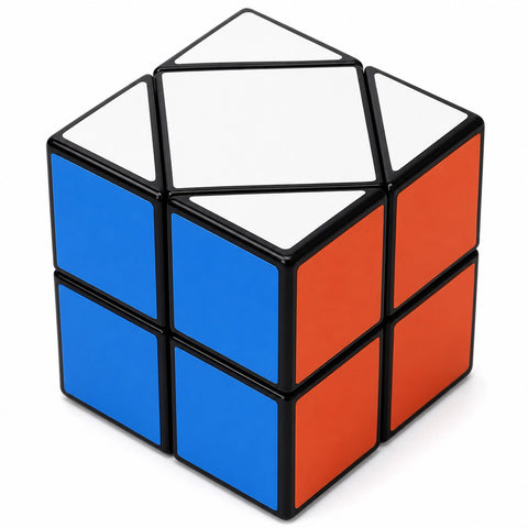 ZePuzzles Domino Skewb (Hybrid 2x2 & Axis Shape Mod)