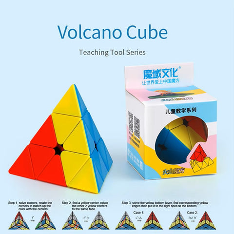 MoYu Teaching Series Pyraminx Stickerless Cube