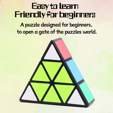 ZePuzzles Slim Pyraminx (1-Layer Floppy 3x3x1 Shape Mod)