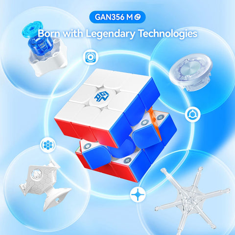GAN356 ME V2 3x3 Magnetic Speed Cube (UV Coated)