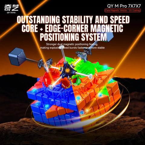 QiYi M Pro 7x7 Magnetic Ball-Core Speed Cube (UV Coated)