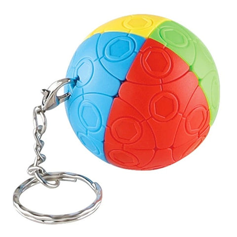 FanXin Football 2x2 Keychain Cube (Spherical Shape Mod)