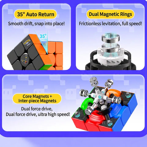 Swift Block Super 3x3 (Magnetic, MagLev) - Pokémon Umbreon Edition