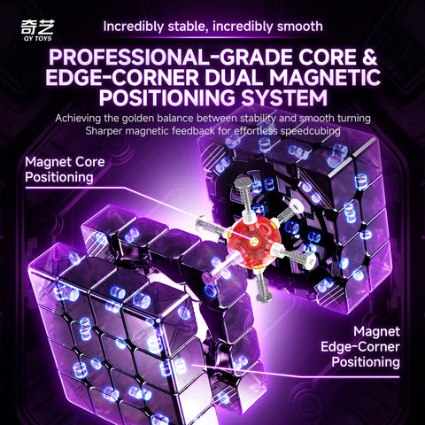 QiYi M Pro 4x4 V2 Magnetic Ball-Core Speed Cube (UV Coated)