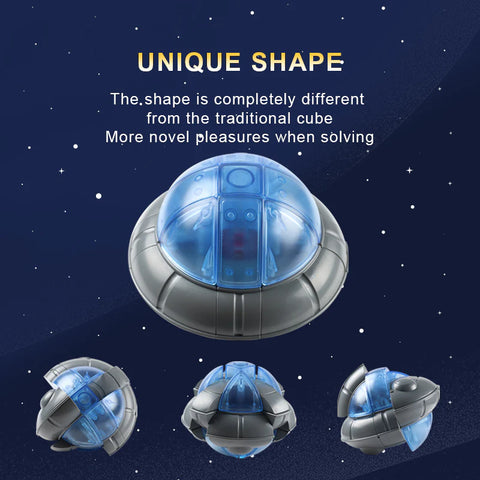 FanXin 3x3 UFO Cube (Stickerless Frosted Shape Mod)