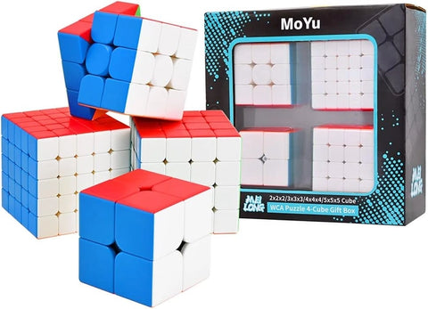 MoYu Meilong 2x2, 3x3, 4x4, 5x5 Speed Cube (Combo Pack)