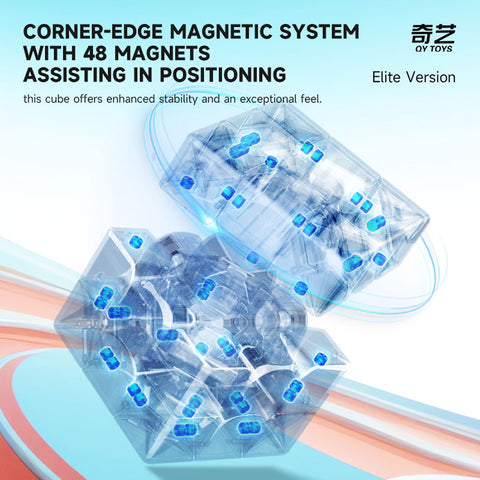 QiYi M Pro 3x3 Elite Magnetic Speed Cube (UV Coated)