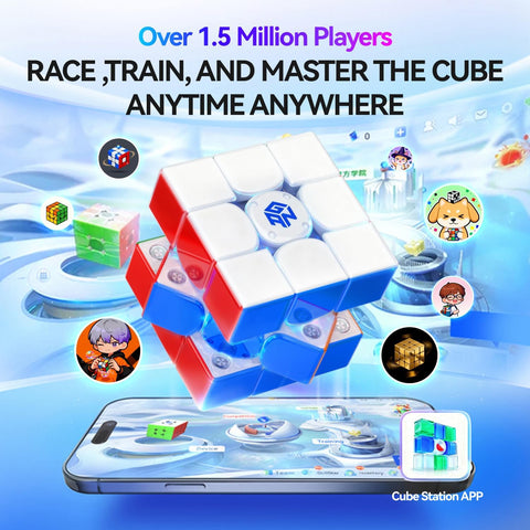 GAN i4 MagLev UV 3x3 Bluetooth Smart Cube