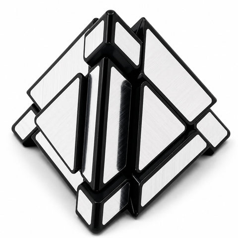 ShengShou Mirror Pyraminx Tower Shape Mod (Silver)