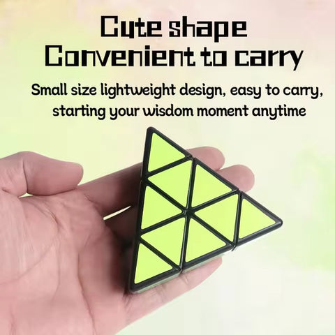 ZePuzzles Slim Pyraminx (1-Layer Floppy 3x3x1 Shape Mod)