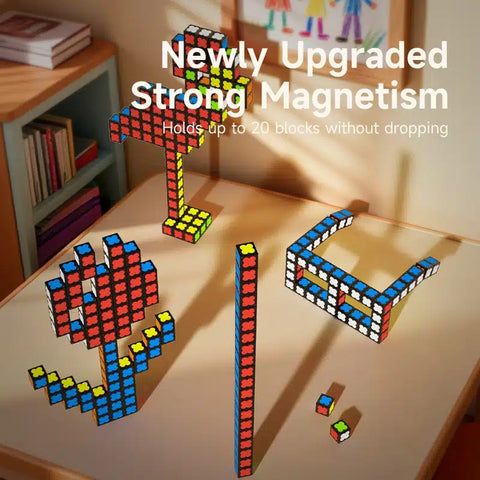 MoYu Magnetic Building Blocks 1x1x1 Set of 9 Glow Fidget Spinners Creative Toy