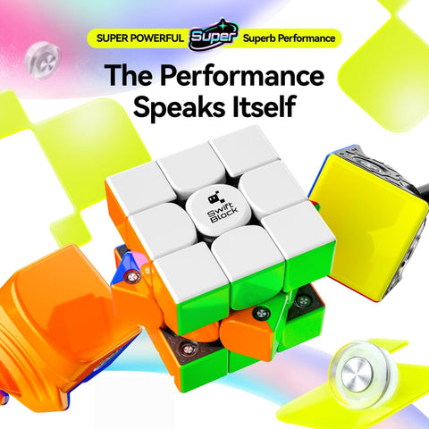 GAN Swift Block Super MagLev UV 3x3 Speed Cube