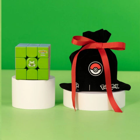 GAN 356 ME 3x3 Magnetic Cube (Official Pokémon Sprigatito Edition)